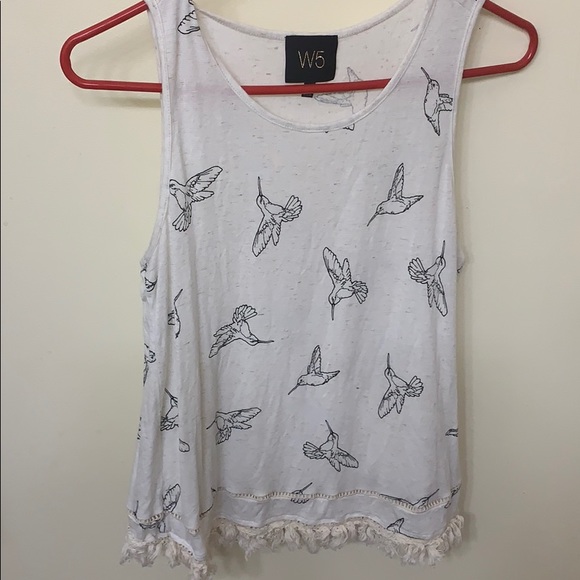 hummingbird tank top - Picture 1 of 3